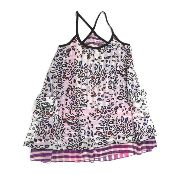 Vans Womens Reversible Semi Sheer Sleeveless Tunic Top Womens Medium - Picture 7 of 12